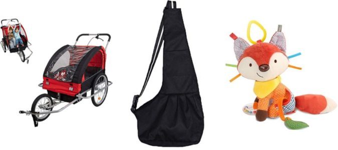 baby stroller with dog carrier