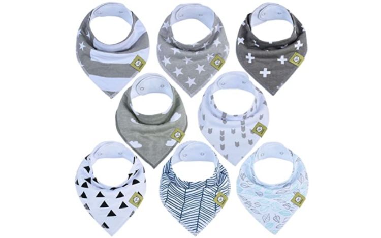 le bebe favorite bandana bibs